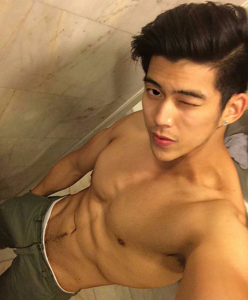 Handsome strong chinese fuck