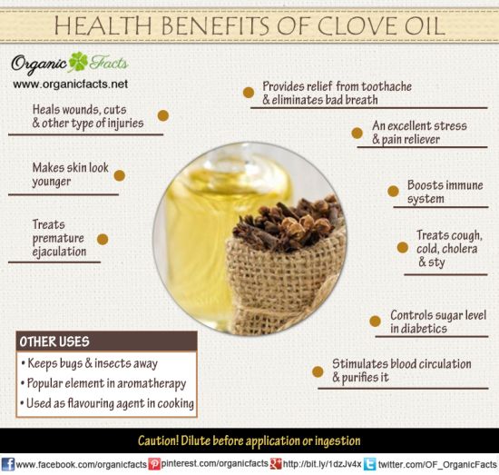 clove oil health benefits