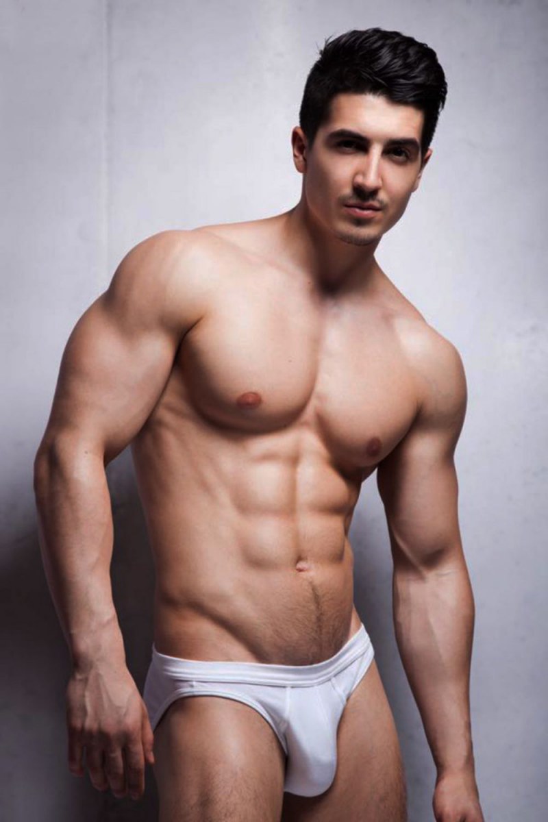 Hot male underwear model
